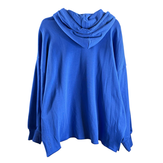 ATHLETA Size X-LARGE Royal Long Sleeve Hoodie NWT TOP