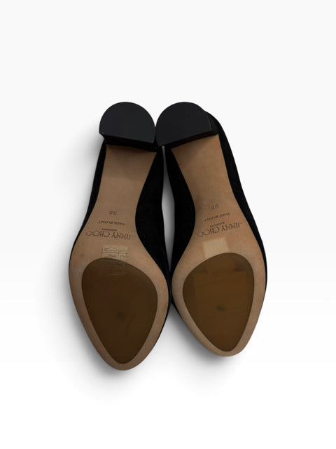 JIMMY CHOO Size 38 Black Bootie SHOE