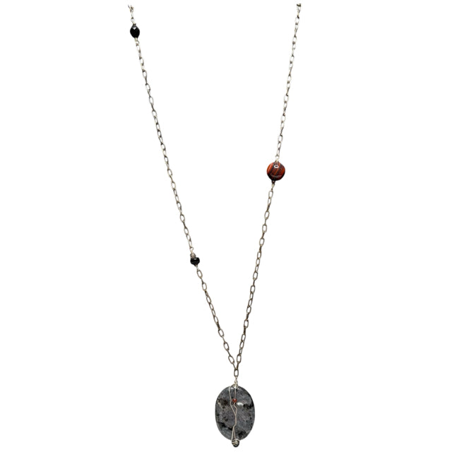 NEVER KNOW JEWLERY Sterling Silver Silver NWT 34" NECKLACE