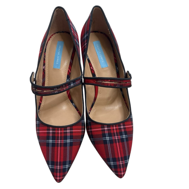 DRAPER JAMES Size 9 Red/Multi Strap NWT SHOE