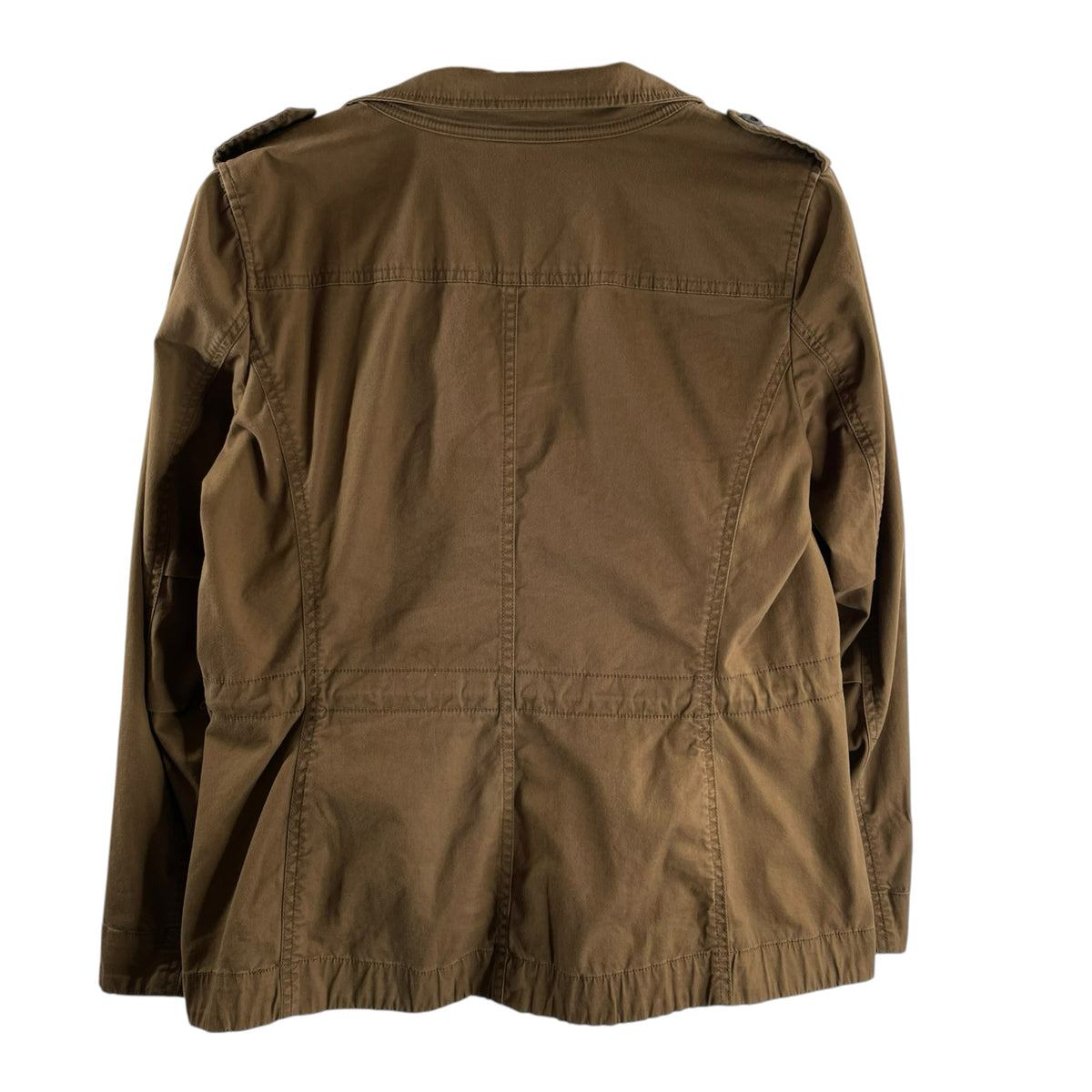 LOFT Size MED Brown Cotton JACKET