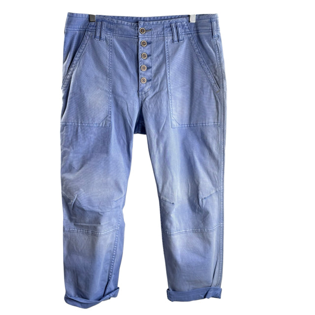 PILCRO Size 31" Periwinkle Button Fly Cotton PANTS