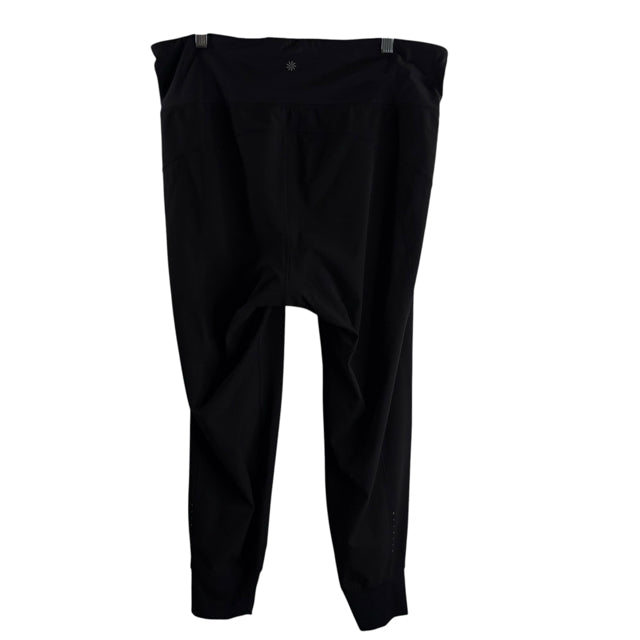 ATHLETA Size 1X Charcoal Wide Leg Joggers ACTIVE PANT