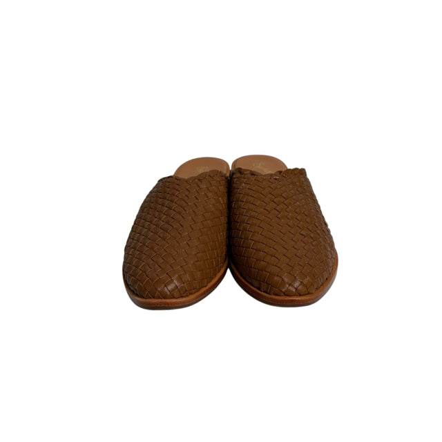 SEYCHELLES Size 11 Brown Mule Leather Weave NWOT SHOE