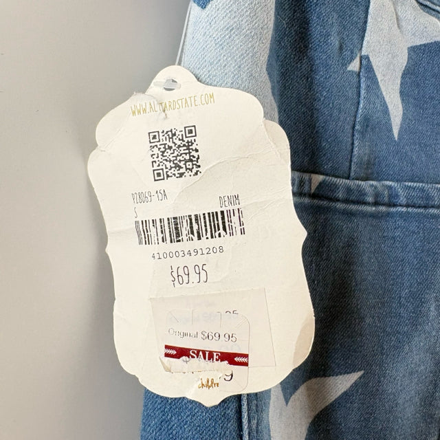 ALTAR'D STATE Size SMALL Blue Stars Denim NWT JEANS