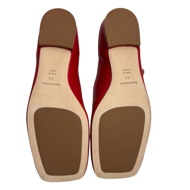 REFORMATION Size 8 1/2 Red Mary Jane NWT SHOE