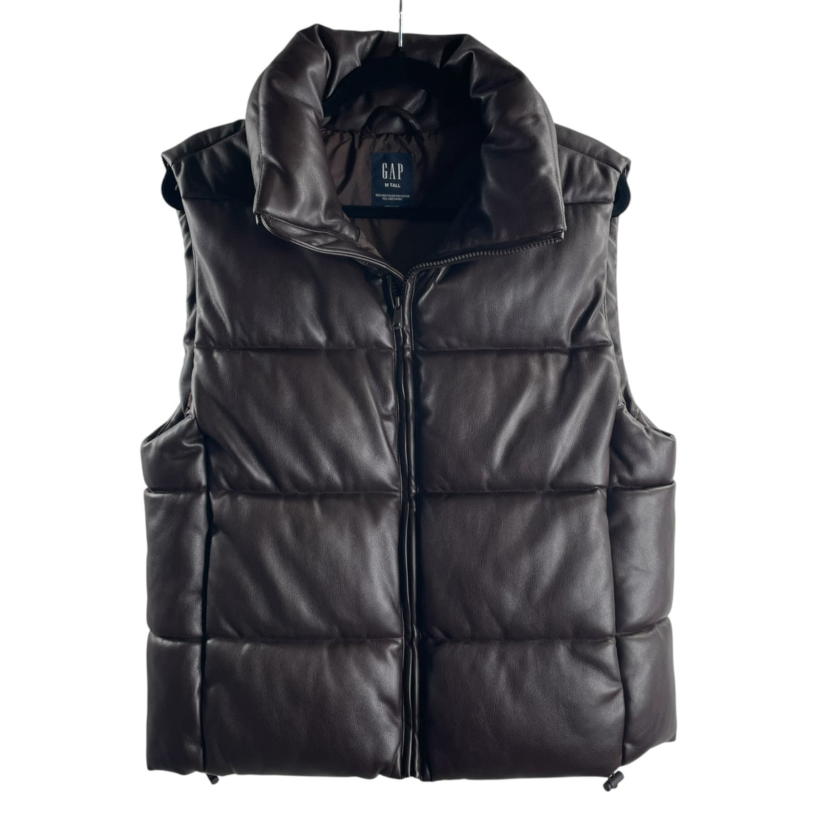GAP Size MED TALL Brown Poly VEST (OUTER)