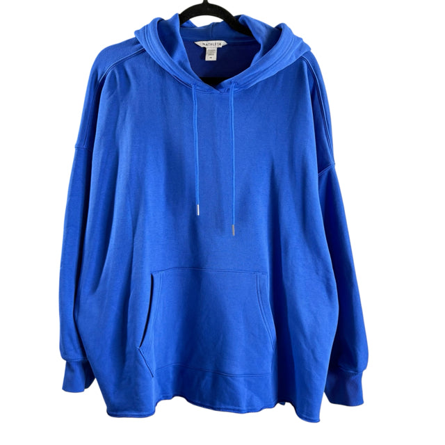 ATHLETA Size X-LARGE Royal Long Sleeve Hoodie NWT TOP