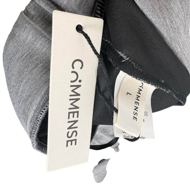 COMMENSE Size LARGE Gray Drawstring Rayon Blend ACTIVE PANT
