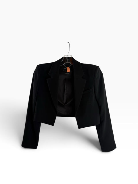 CLUB MONACO Size 4 Black Long Sleeve BLAZ / JKT