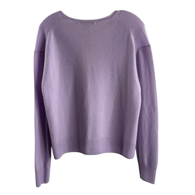 NAKED CASHMERE Size SMALL Lavender Long Sleeve Loose Weave NWT SWEATER