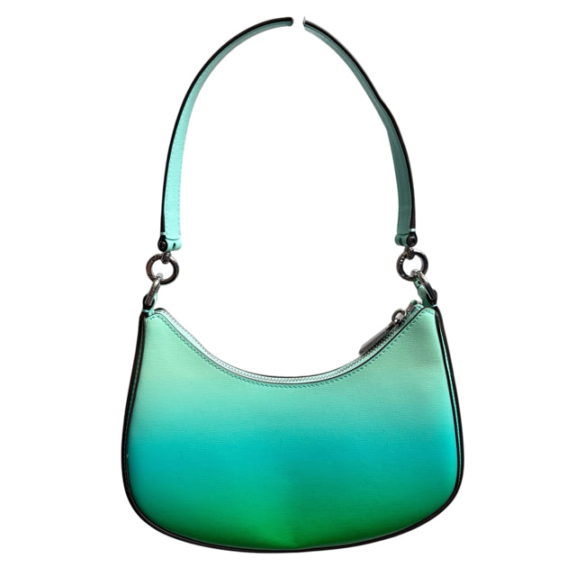 KATE SPADE Green/Blue Wash Leather Small Shoulder PURSE