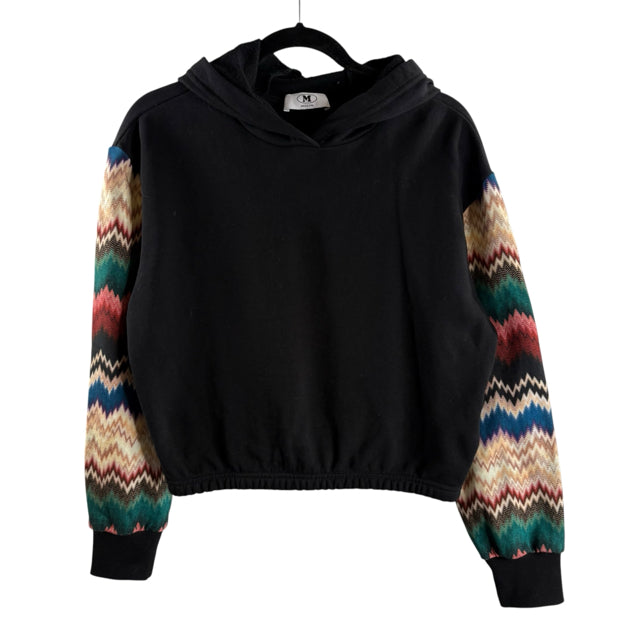 MISSONI Size SMALL Black/Multi Long Sleeve SWEATER