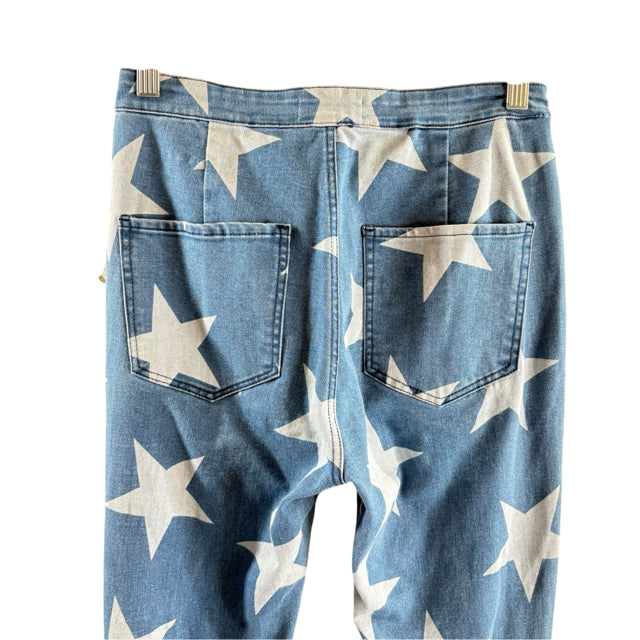 ALTAR'D STATE Size SMALL Blue Stars Denim NWT JEANS