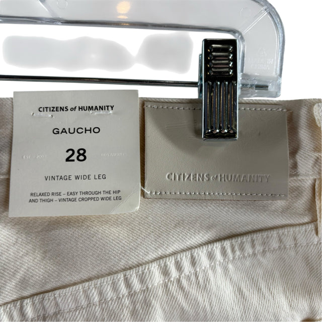 CITIZENS OF HUMANITY Size 28" Cream NWT JEANS