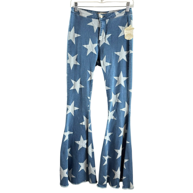 ALTAR'D STATE Size SMALL Blue Stars Denim NWT JEANS