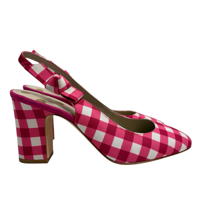 BODEN Size 41 Pink/White Sling NWT SHOE