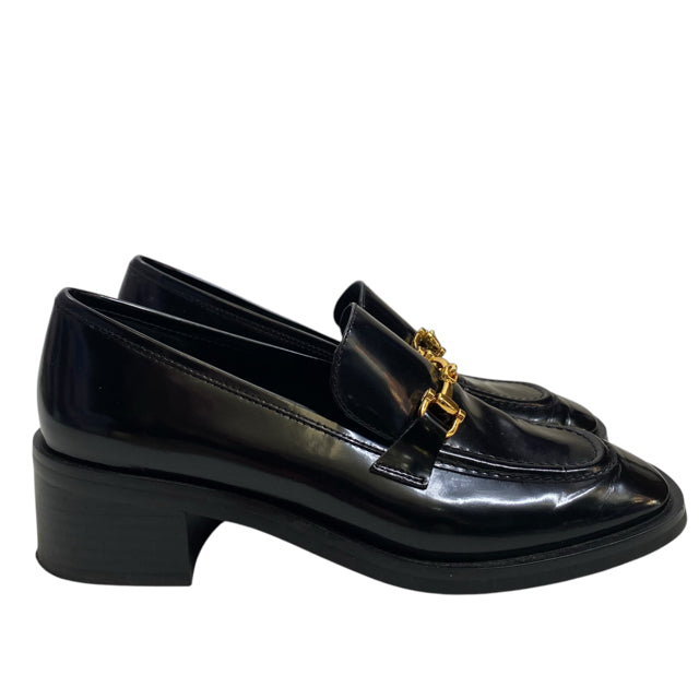 JEFFREY CAMPBELL Size 6 Black Loafer Faux Leather SHOE