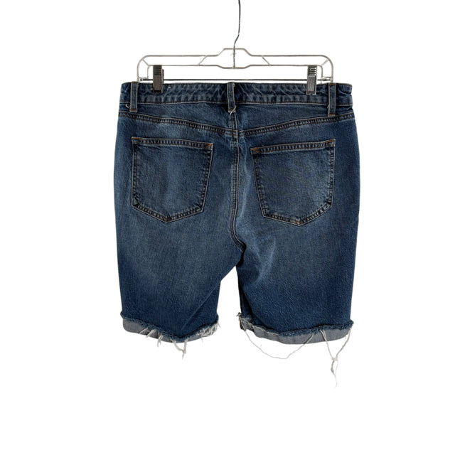 TALBOTS Size 8 Blue Denim SHORTS