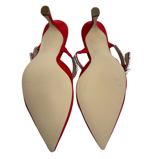 TALBOTS Size 9 Red Mule NEW - BOX SHOE