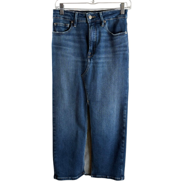 GOOD AMERICAN Size 4 Blue Denim SKIRT