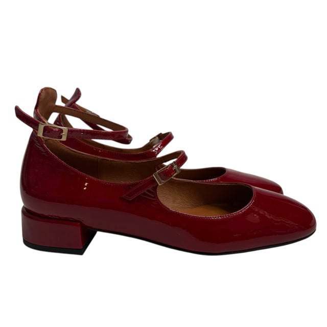 MAEVE Size 39 Red Ankle Strap Patent NWT SHOE