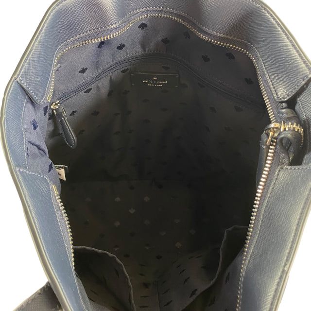KATE SPADE Navy/Blue Colorblock Saffiano Leather Shoulder PURSE