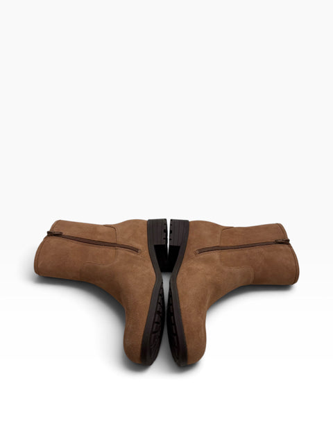 VIONIC Size 7 1/2 Brown Ankle Suede BOOT