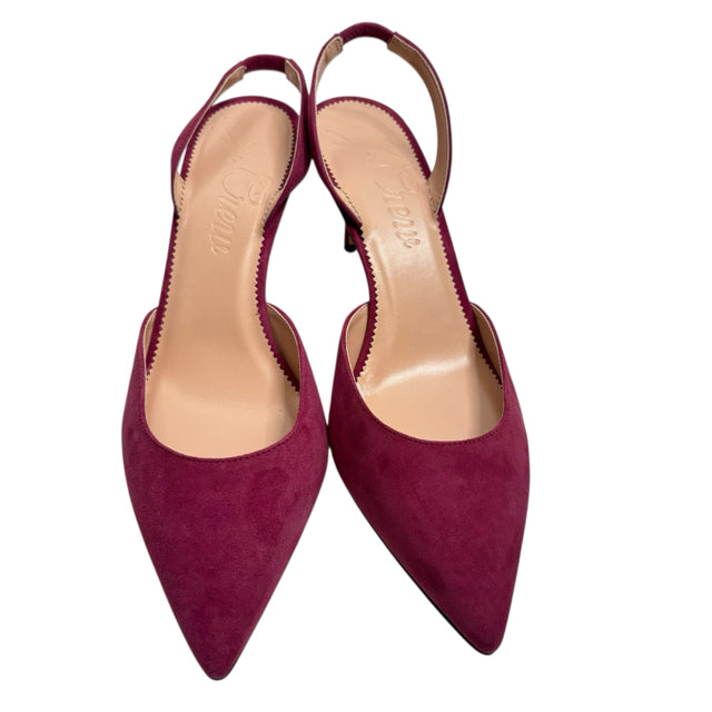 J CREW Size 9 Pink Sling Suede NWT SHOE