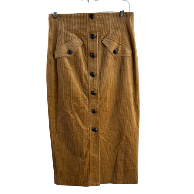 VERONICA BEARD Size 6 Tan Corduroy NWT SKIRT