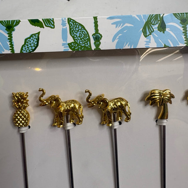 LILLY PULITZER Gold NWOT Decor