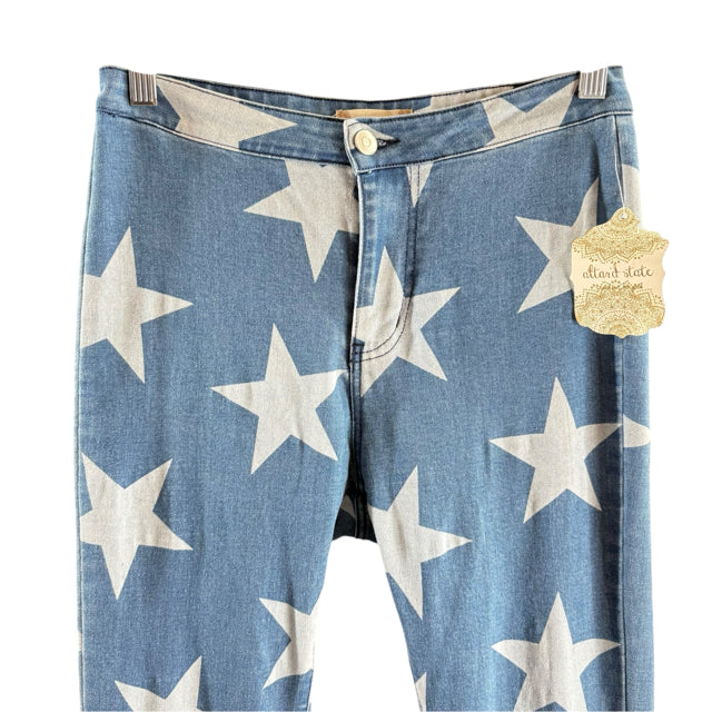 ALTAR'D STATE Size SMALL Blue Stars Denim NWT JEANS