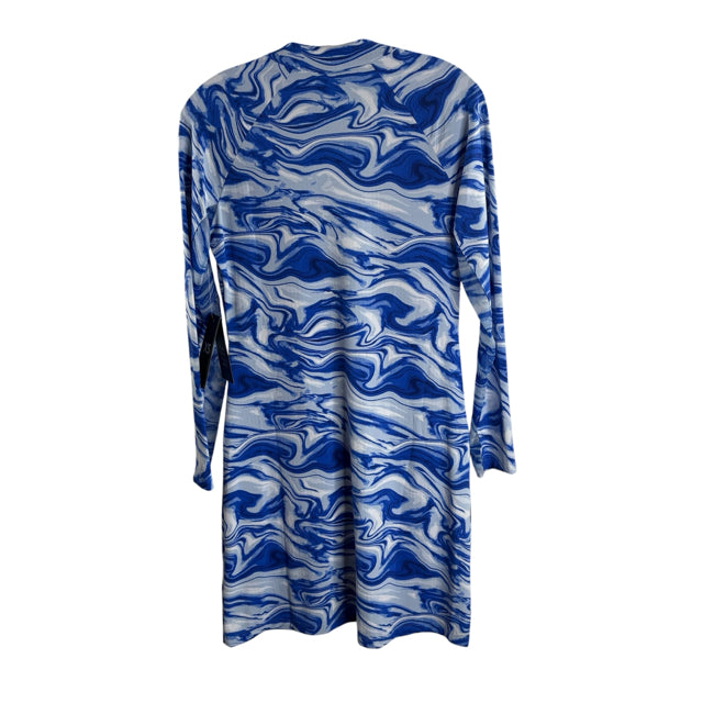 IBKUL Size X-SMALL Blue Swirl ACTIVE TOP