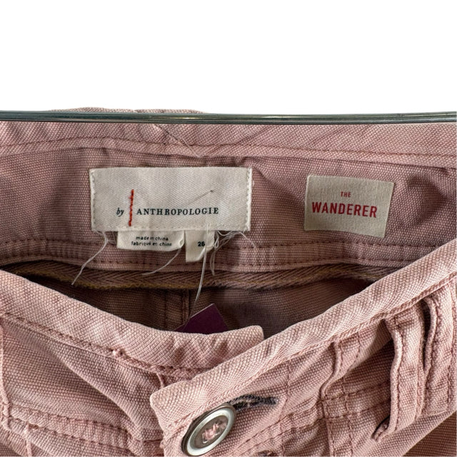 ANTHROPOLOGIE Size 26 Pink PANTS