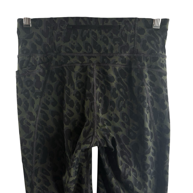 SWEATY BETTY Size SMALL Green/Black Leggings PANTS