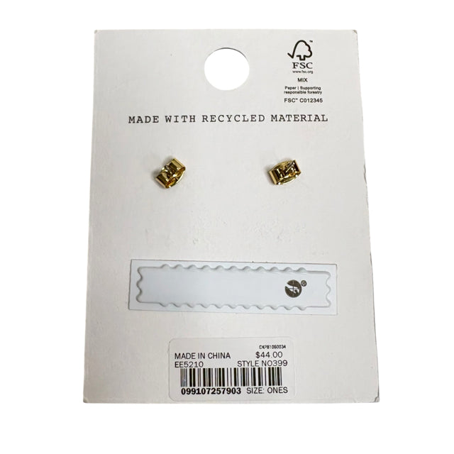 MADEWELL Goldtone Diamond Dangle EARRINGS