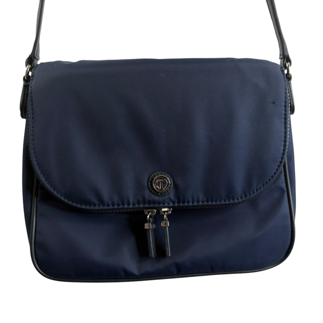 TALBOTS Dark Blue Logo Nylon Cross Body PURSE