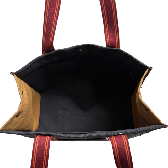 COACH Navy/Tan Monogram Canvas Tote NWT PURSE