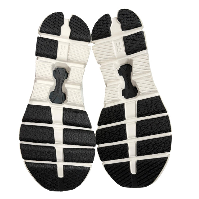 ON CLOUD Size 9 1/2 White/Black Athletic SHOE