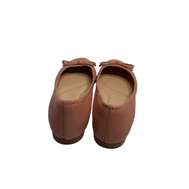 CLARKS Size 7 1/2 Blush Flats Leather NWOT SHOE