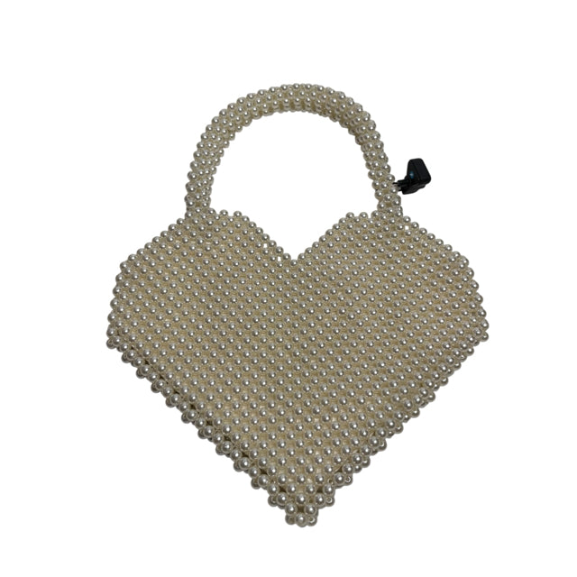 LOEFFLER RANDALL White Pearl Beads PURSE