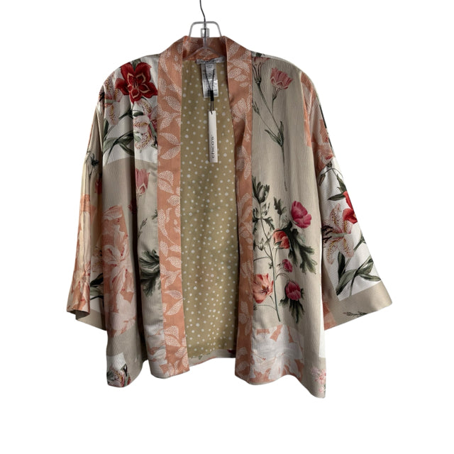 CHICOS Size S/M Multi Patchwork NWT JACKET