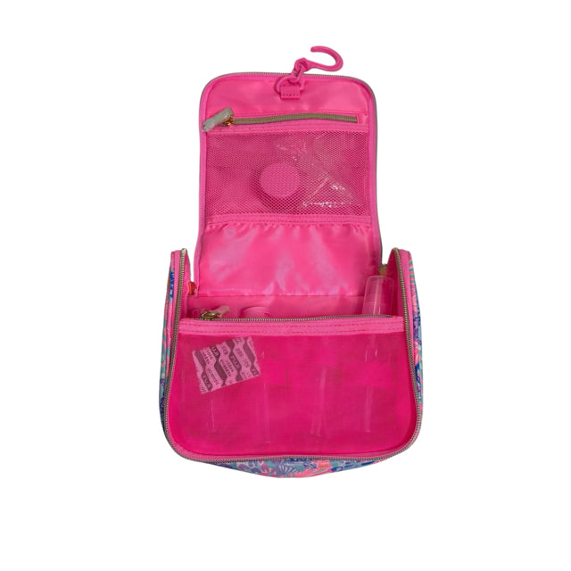 LILLY PULITZER Pink/blue COSMETIC CASE