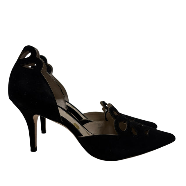 BODEN Size 41 Black Pump Suede NEW - BOX SHOE