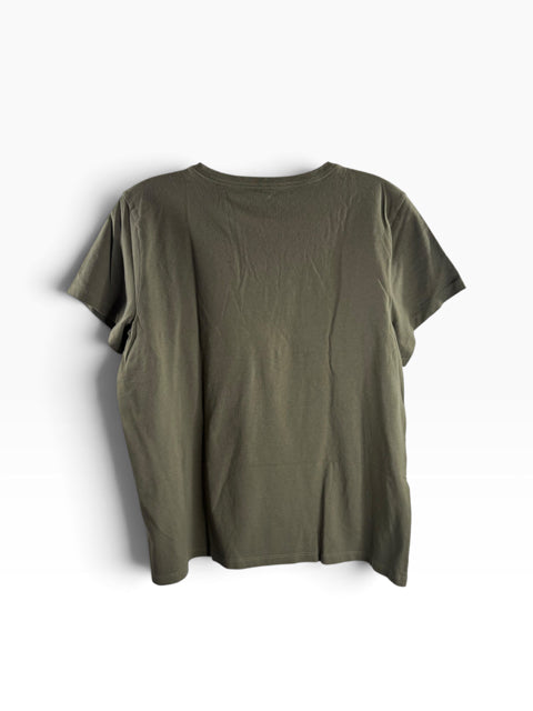 LIFE IS GOOD Size X-LARGE Olive Short Sleeve NWT TOP
