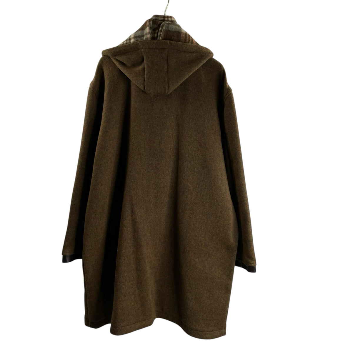 ORVIS Size X-LARGE Olive Hood Wool/Leather NWT COAT