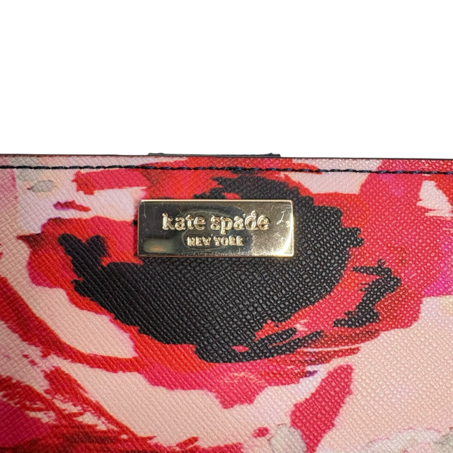 KATE SPADE Red/Multi Saffiano Leather WALLET