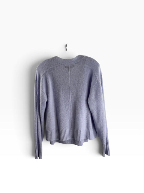 BANANA Size SMALL Light Blue Long Sleeve Twin Cashmere NWT SWEATER