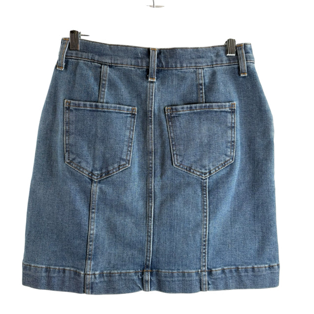 BANANA Size 2 Blue Denim SKIRT