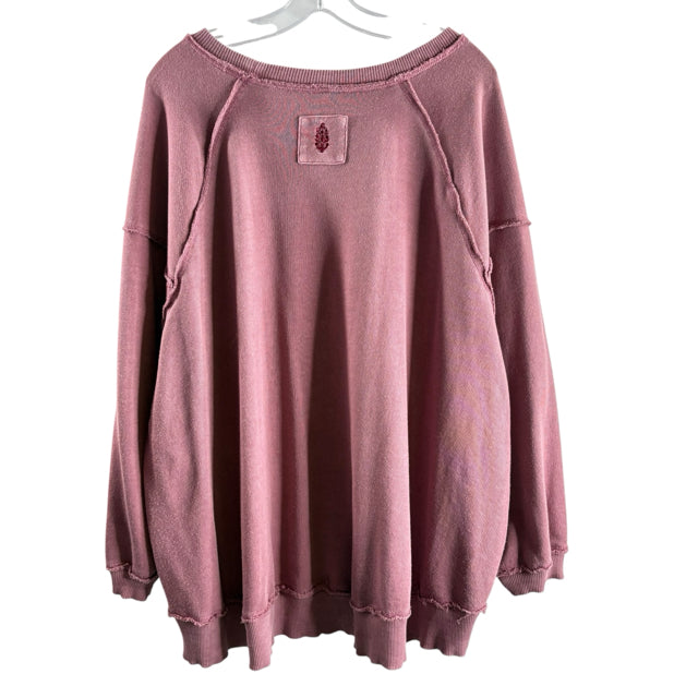 FP MOVEMENT Size X-SMALL Mauve Long Sleeve Sweaterknit TOP